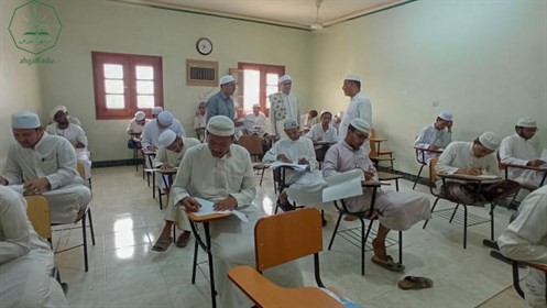 كلية الشريعة والقانون بدء الامتحانات النهائية لعام الجامعي ٢٠٢١- ٢٠٢٢ م