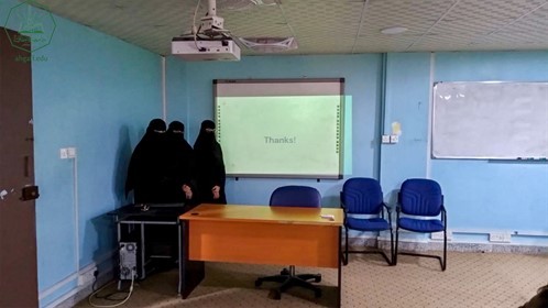 كلية هندسة وعلوم الحاسوب بجامعة الاحقاف وتحت اشراف وحدة اللغة الانجليزية تستكمل جلسات نشاط العروض التقديمية