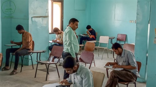 كلية الادارة والاقتصاد تقيم الامتحان الشامل لتطبيقات أساسيات المحاسبة