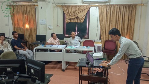 كلية هندسة وعلوم الحاسوب بجامعة الاحقاف تقيم مناقشة أبحاث التخرج