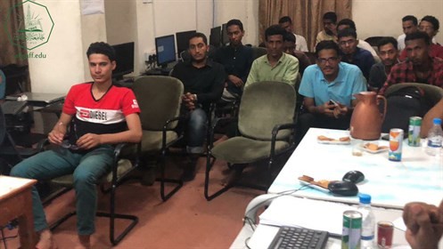 كلية هندسة وعلوم الحاسوب بجامعة الاحقاف تقيم نشاط العروض