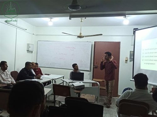 كلية هندسة وعلوم الحاسوب بجامعة الاحقاف تقيم نشاط عرض ومناقشة مشاريع المواد التخصصية بالتعاون