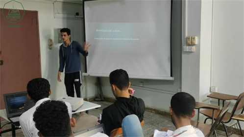 كلية هندسة وعلوم الحاسوب بجامعة الاحقاف تقيم الأسبوع الثاني من برنامج العروض التقديمية تحت اشراف