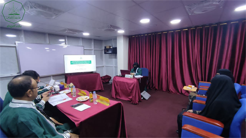 شهادة الماجستير للباحثة سارة محمد عبدالله بامزاحم من كلية الدراسات العليا