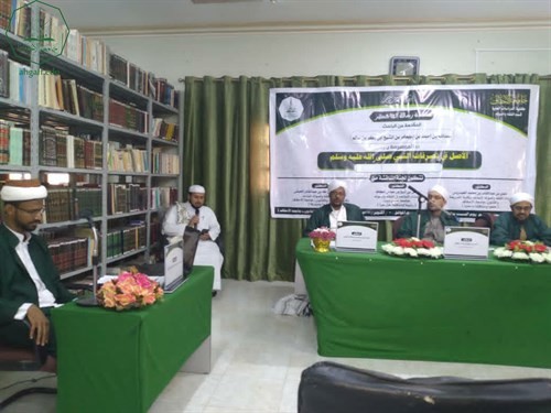 شهادة الماجستير للباحث عبدالله بن أحمد بن أبوبكر بن الشيخ أبي بكر بن سالم من كلية الدراسات العليا