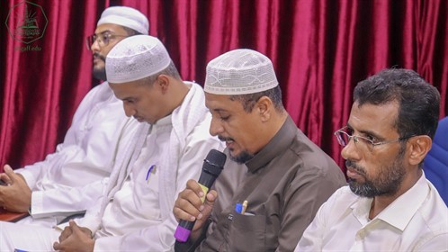 -ضم كوادر من تخصصات مختلفة- مركز بحوث حضرموت بجامعة الأحقاف يختتم البرنامج التدريبي لتأهيل محكمين 