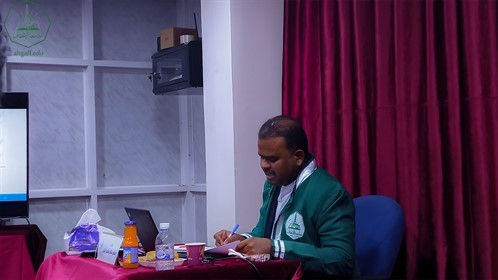 شهادة الماجستير للباحث صلاح سالم محمد باوزير من كلية الدراسات العليا