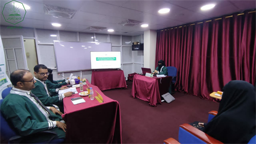 شهادة الماجستير للباحثة سارة محمد عبدالله بامزاحم من كلية الدراسات العليا