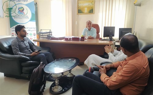 وحدة شؤون الخريجين بجامعة الاحقاف في زيارة لمؤسسة الصندوق الخيري للطلاب المتفوقين