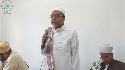 نائب رئيس جامعة الاحقاف والوفد المرافق له في ضيافة معهد الجنيد الإسلامي