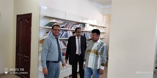 وفد جامعة الأحقاف يزور جامعة العادل بعدن