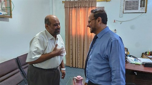 جامعة الأحقاف تستقبل رئيس جامعة العادل برئاسة الجامعة