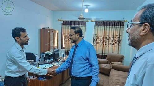 جامعة الأحقاف تستقبل رئيس جامعة العادل برئاسة الجامعة