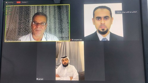 جامعة الاحقاف تشارك بندوة حوارية دولية بعنوان المنظمات الدولية بين الشعارات المعلنة والأهداف الخفية