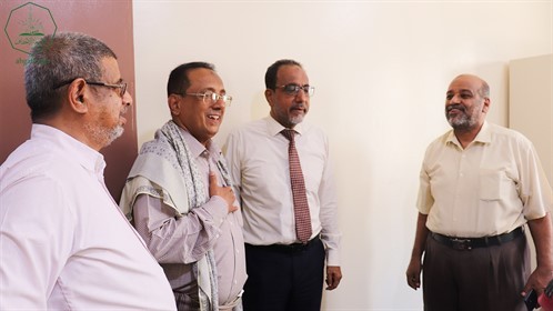 جامعة الأحقاف تستقبل منسق إتحاد الجامعات العربية في اليمن