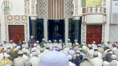 جامعة الأحقاف تفتتح مسجد كلية الشريعة والقانون بتريم