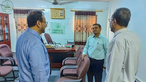 جامعة الأحقاف تستقبل رئيس جامعة العادل برئاسة الجامعة