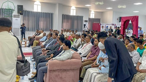 جامعة الأحقاف تشارك في معرض H. U. I للتعريف بالتخصصات الجامعية