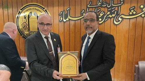 جامعة الأحقاف تشارك في أعمال الدورة الـ 56 لمؤتمر إتحاد الجامعات العربية في بغداد