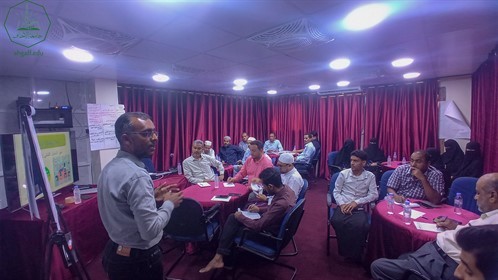 جامعة الأحقاف تقيم الجلسة الثانية للدورة التدريبية بعنوان مهارات التخطيط التشغيلي ومؤشرات الأداء