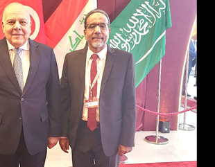 نائب رئيس جامعة الأحقاف يلتقي الامين العام لاتحاد الجامعات العربية