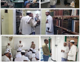 الشيخ رشدي تولاماك مؤسس معهد إنسان مدني الإندونيسي يزور جامعة الأحقاف