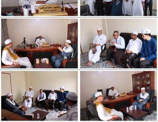 استقبال وفد من ماليزيا